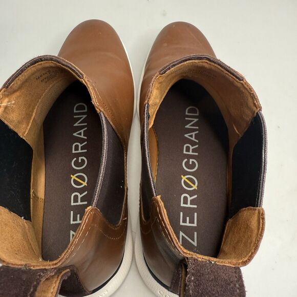 Cole Haan Zerogrand Waterproof Chelsea Boots Men’s 8.5 Brown Leather C34240 - Picture 5 of 16